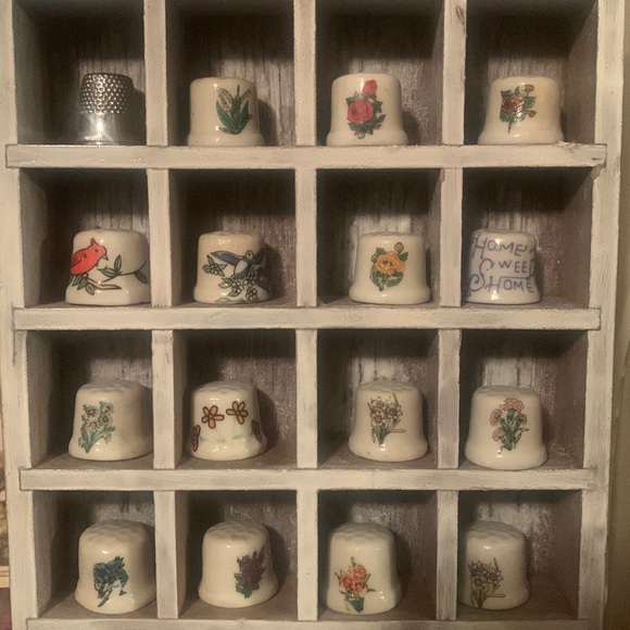 sew Other - Porcelain Flower Thimble Collection!